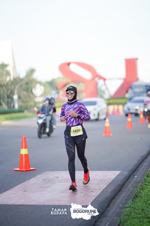 Race photo from Taman Budaya x BOGORUN 2025