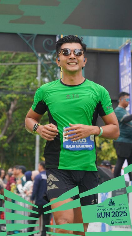 Race photo from Mangkunegaran Run 2025