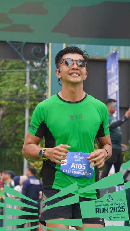 Race photo from Mangkunegaran Run 2025