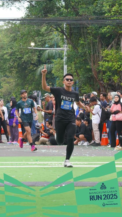 Race photo from Mangkunegaran Run 2025