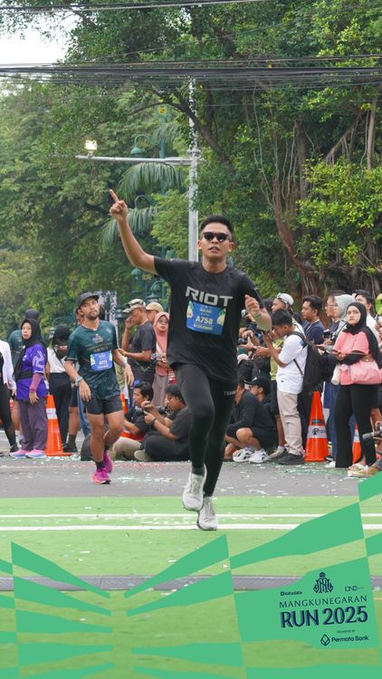 Race photo from Mangkunegaran Run 2025