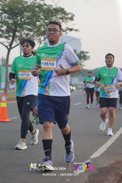 Race photo from BAF LIONS RUN 2024