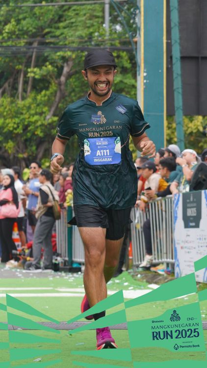 Race photo from Mangkunegaran Run 2025