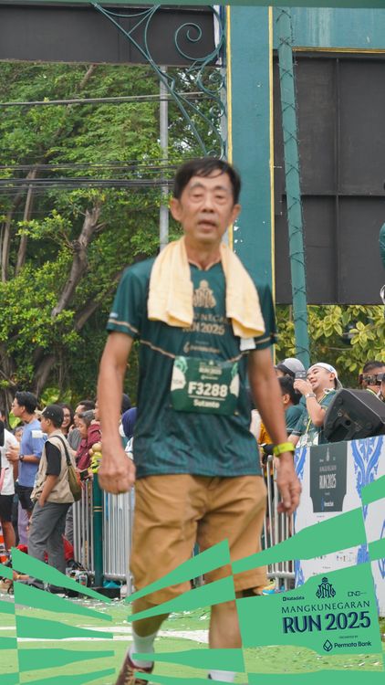Race photo from Mangkunegaran Run 2025