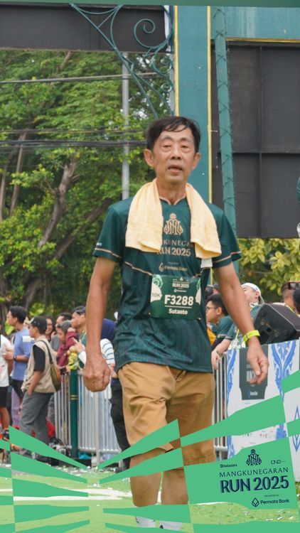 Race photo from Mangkunegaran Run 2025
