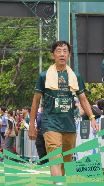 Race photo from Mangkunegaran Run 2025