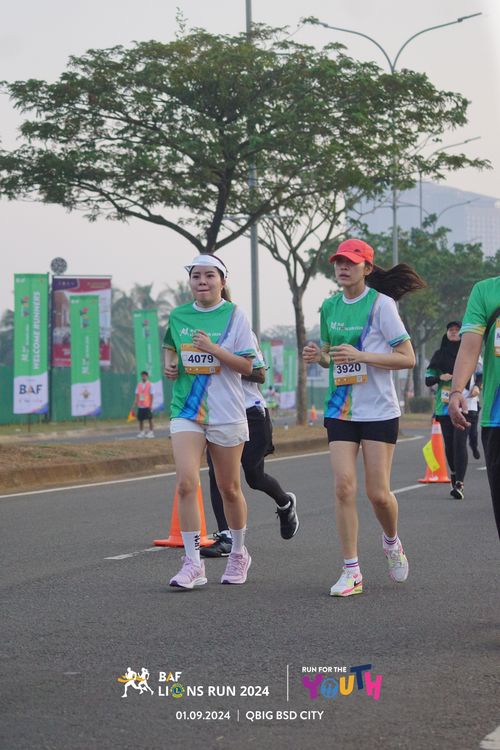 Race photo from BAF LIONS RUN 2024