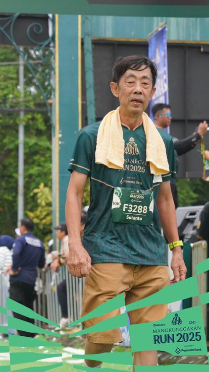 Race photo from Mangkunegaran Run 2025