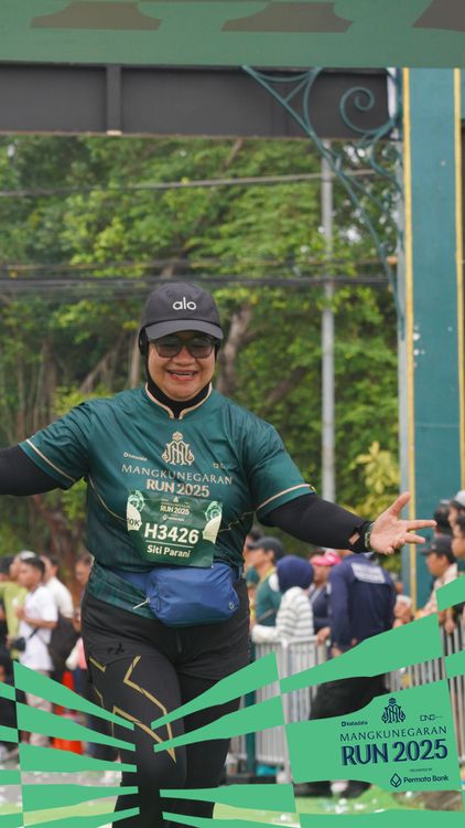 Race photo from Mangkunegaran Run 2025