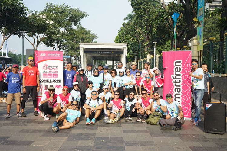 Race photo from Smartfren Run 2024 Vibes