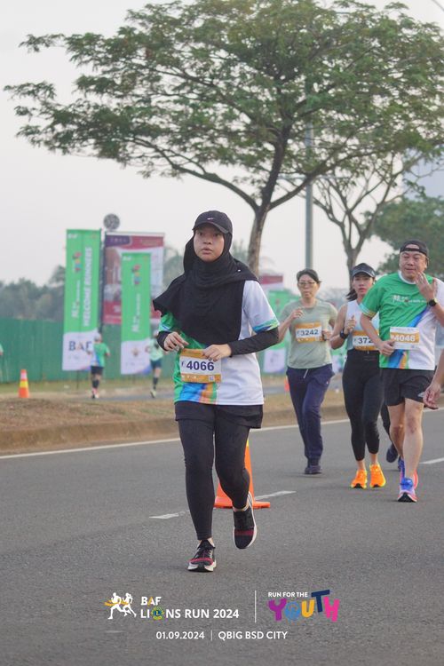 Race photo from BAF LIONS RUN 2024