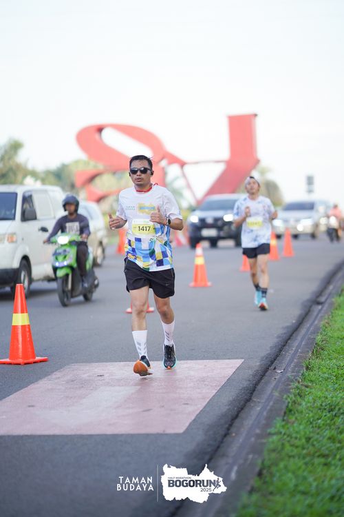 Race photo from Taman Budaya x BOGORUN 2025