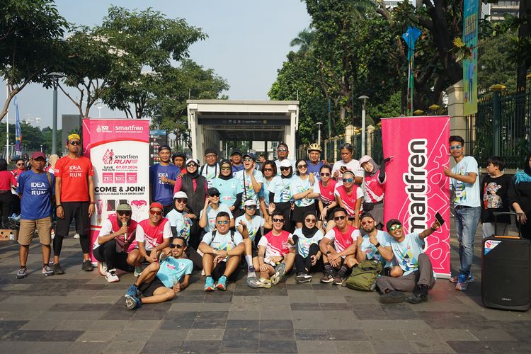 Race photo from Smartfren Run 2024 Vibes