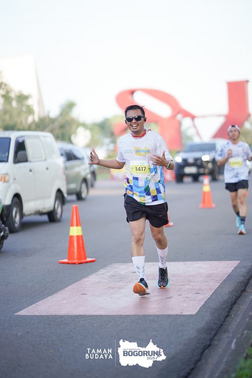Race photo from Taman Budaya x BOGORUN 2025