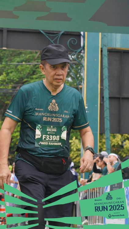 Race photo from Mangkunegaran Run 2025