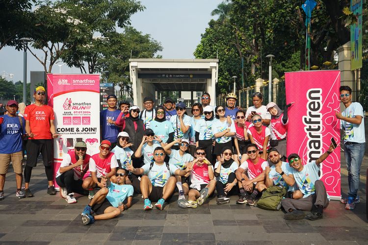 Race photo from Smartfren Run 2024 Vibes
