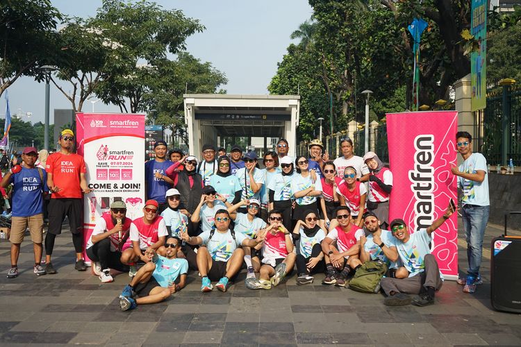 Race photo from Smartfren Run 2024 Vibes