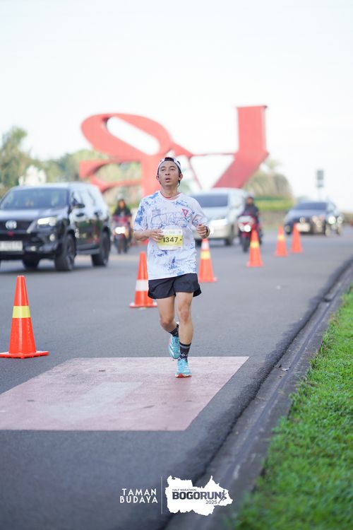 Race photo from Taman Budaya x BOGORUN 2025