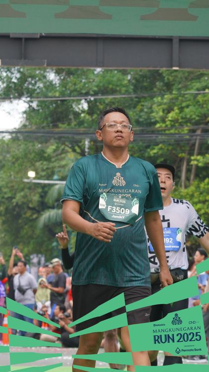 Race photo from Mangkunegaran Run 2025