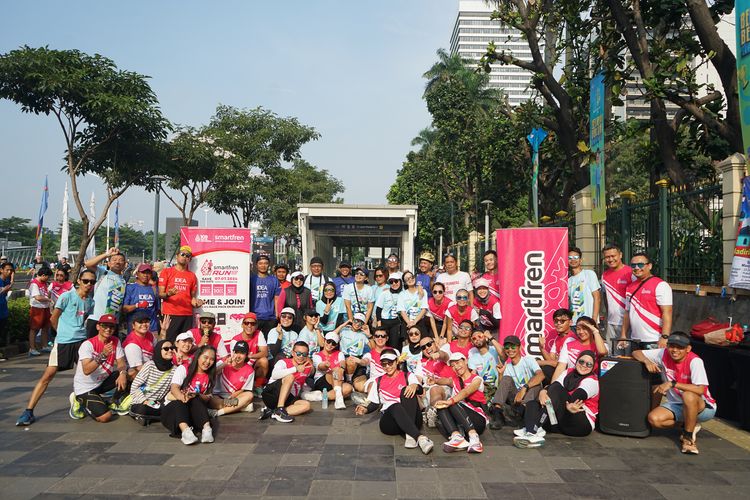 Race photo from Smartfren Run 2024 Vibes