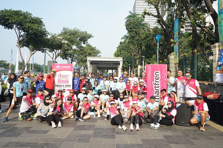Race photo from Smartfren Run 2024 Vibes