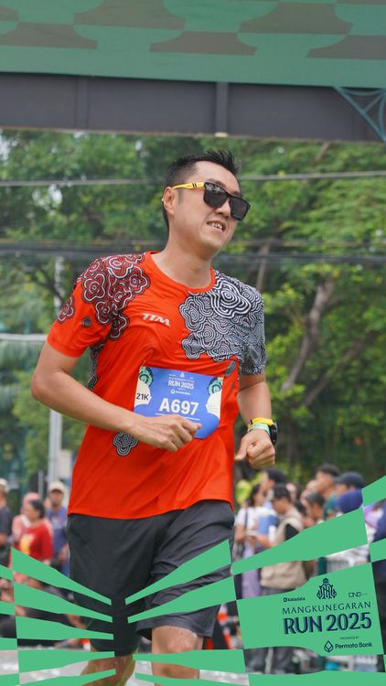 Race photo from Mangkunegaran Run 2025