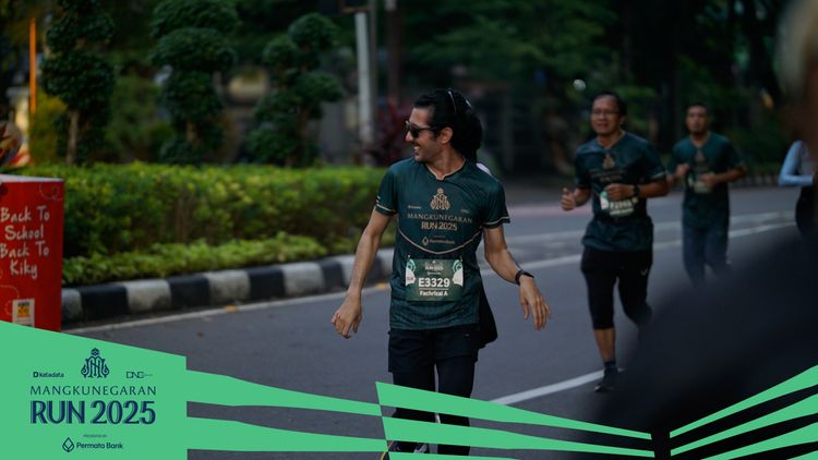 Race photo from Mangkunegaran Run 2025