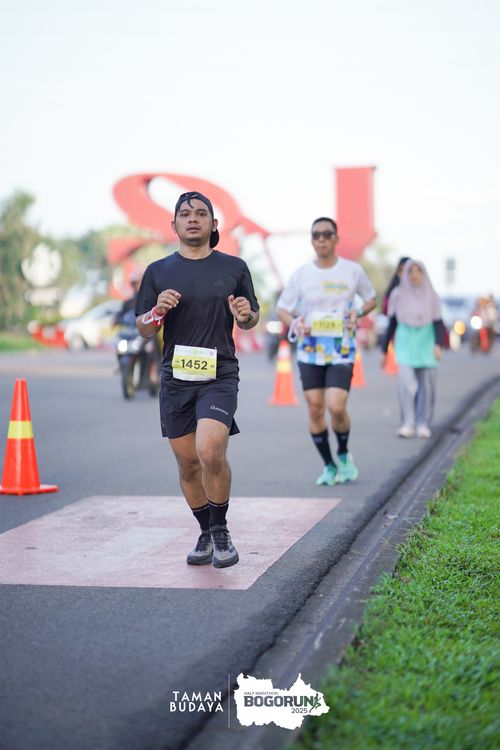 Race photo from Taman Budaya x BOGORUN 2025
