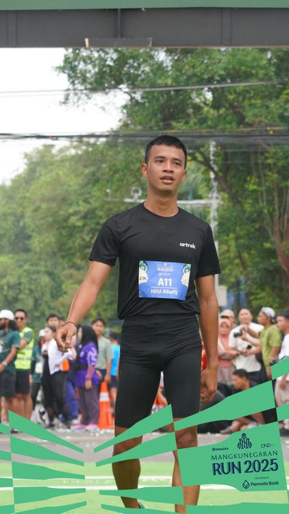 Race photo from Mangkunegaran Run 2025