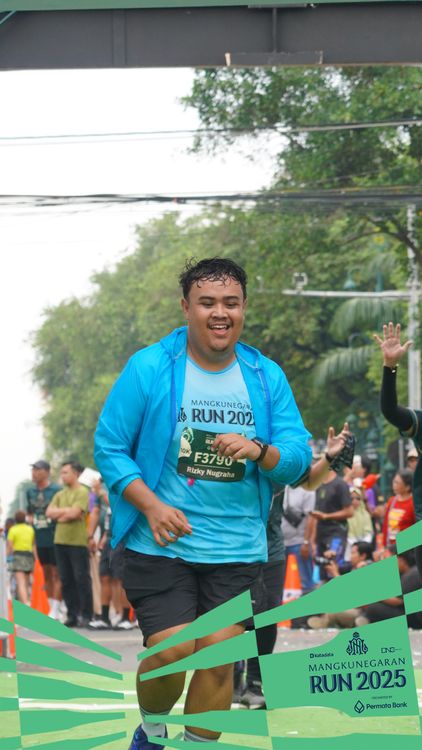 Race photo from Mangkunegaran Run 2025