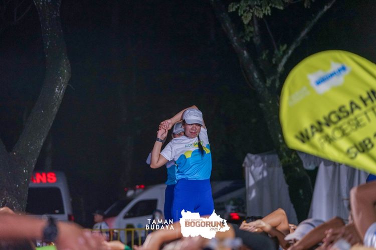 Race photo from Taman Budaya x BOGORUN 2025