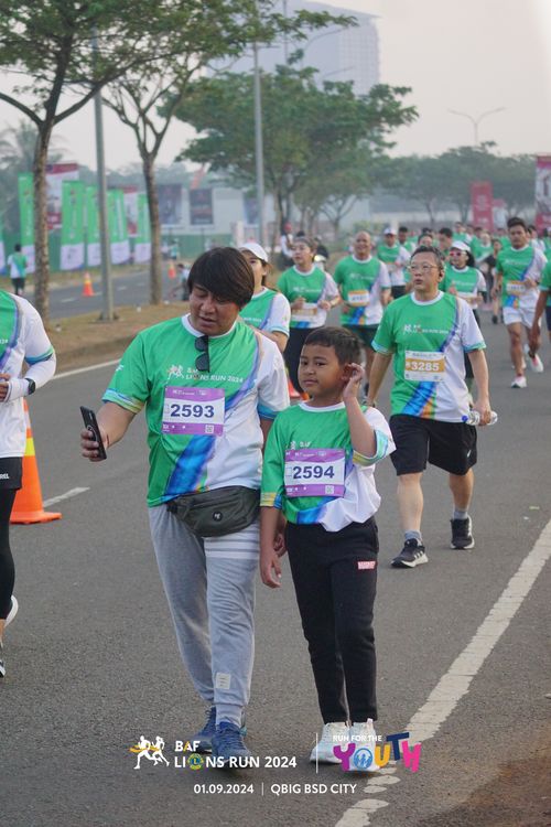 Race photo from BAF LIONS RUN 2024
