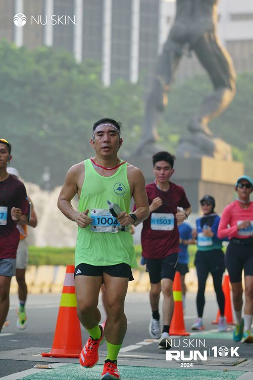 Race photo from Nu Skin Run 10K