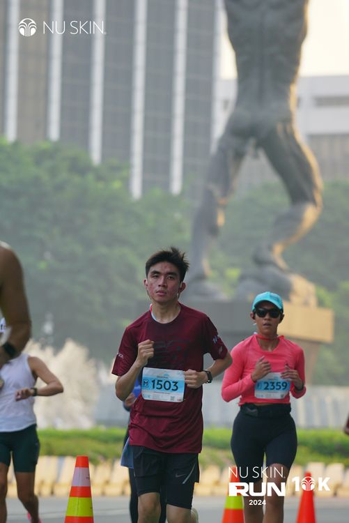Race photo from Nu Skin Run 10K