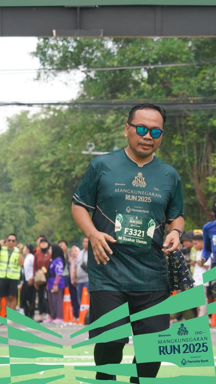 Race photo from Mangkunegaran Run 2025