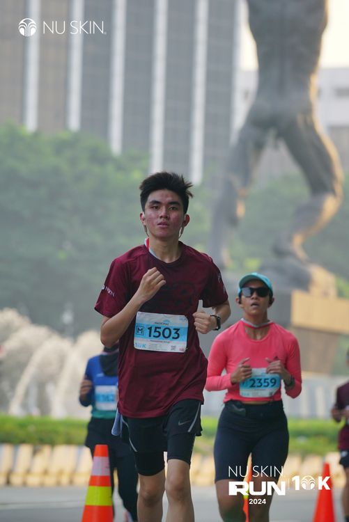 Race photo from Nu Skin Run 10K