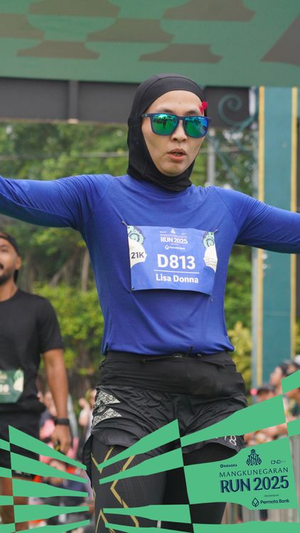 Race photo from Mangkunegaran Run 2025