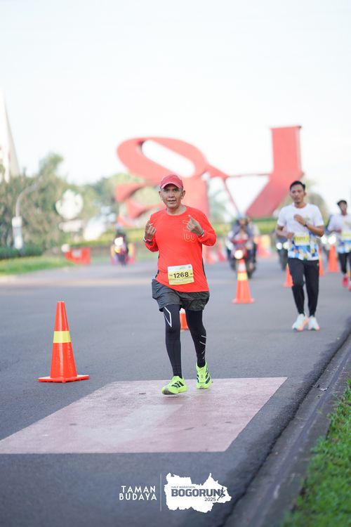 Race photo from Taman Budaya x BOGORUN 2025