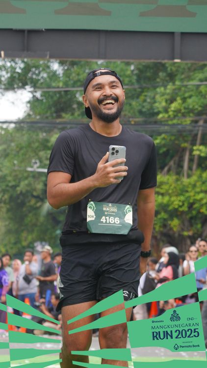 Race photo from Mangkunegaran Run 2025