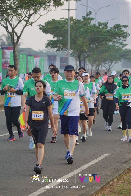 Race photo from BAF LIONS RUN 2024