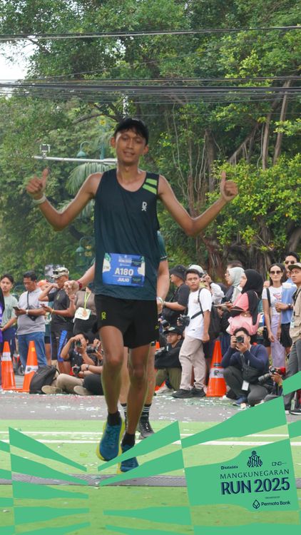 Race photo from Mangkunegaran Run 2025