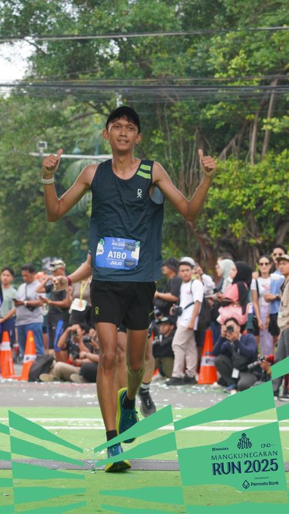 Race photo from Mangkunegaran Run 2025