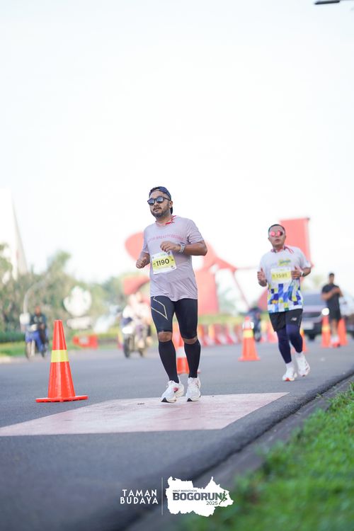 Race photo from Taman Budaya x BOGORUN 2025
