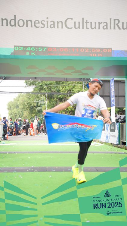 Race photo from Mangkunegaran Run 2025