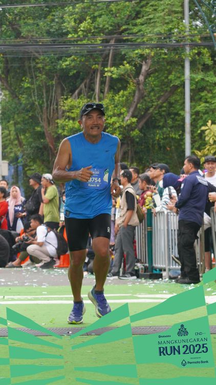 Race photo from Mangkunegaran Run 2025