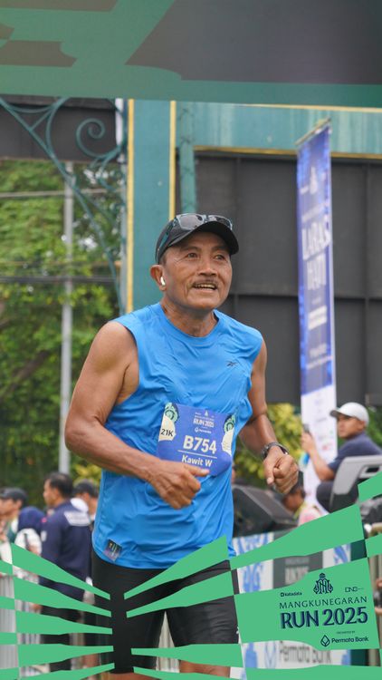 Race photo from Mangkunegaran Run 2025