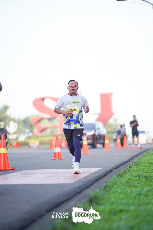 Race photo from Taman Budaya x BOGORUN 2025