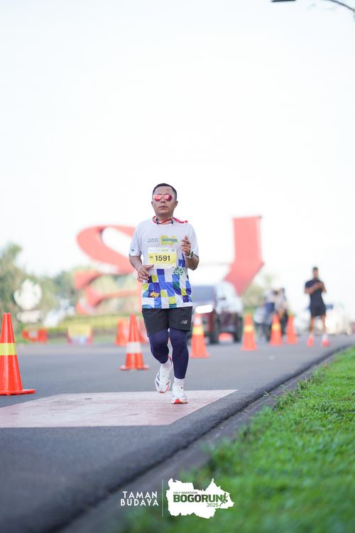 Race photo from Taman Budaya x BOGORUN 2025