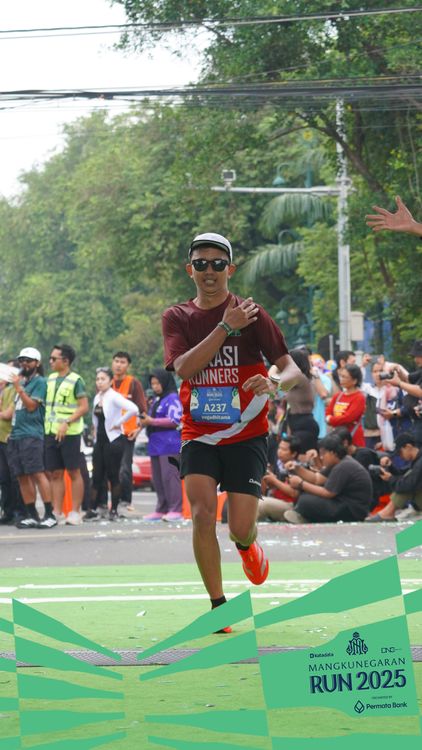 Race photo from Mangkunegaran Run 2025