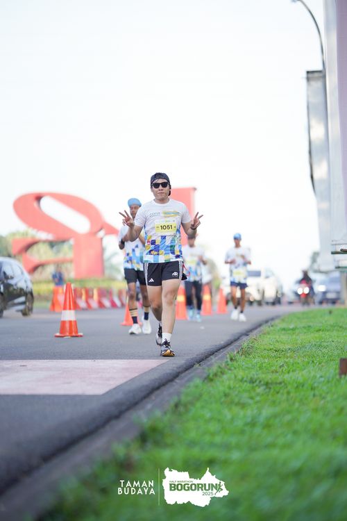 Race photo from Taman Budaya x BOGORUN 2025